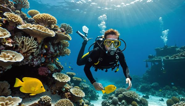 S'initier à la plongée sous-marine en récif corallien